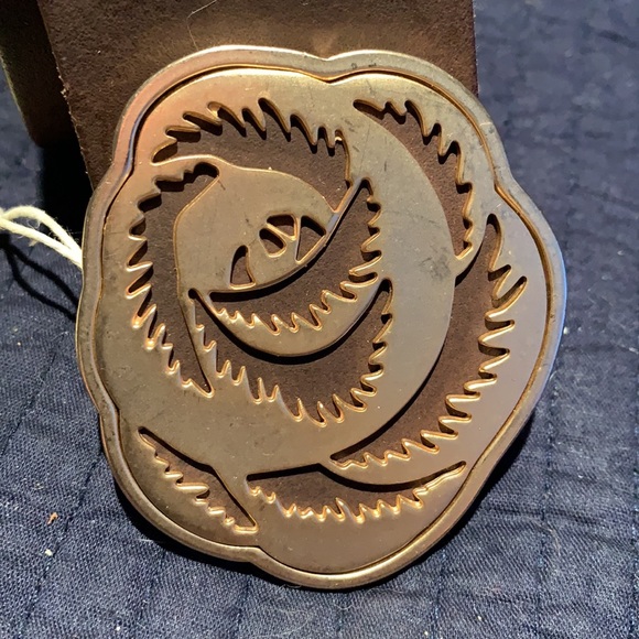 Fly London Cacau Lule Leather Belt - Picture 2 of 6